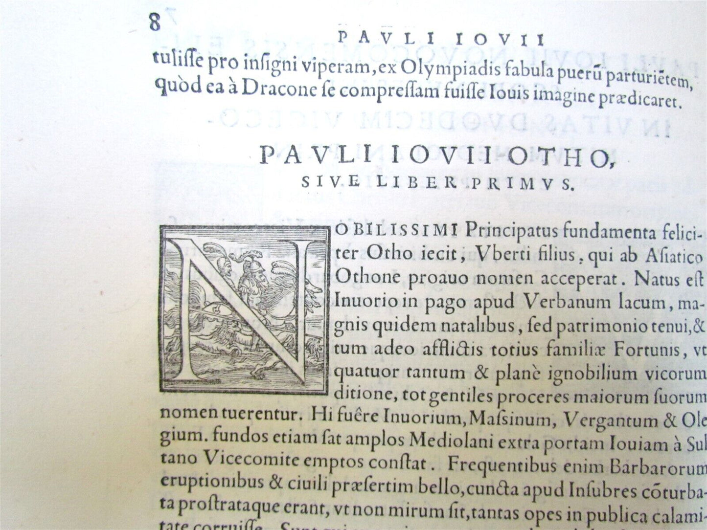 1572 Paolo Giovio ANTIQUE Pauli Iovii novocomensis episcopi vitae VELLUM FOLIO