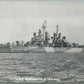 MILITARY SHIP USS SPRINGFIELD VINTAGE REAL PHOTO POSTCARD RPPC