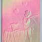 VALENTINE ANTIQUE DEEPLY EMBOSSED POSTCARD CUPID HAMMERING THE HEART