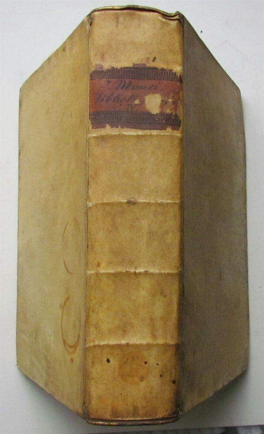 1722 VELLUM BINDING MASSIVE FOLIO J.MANSI CONGREGATIONIS ORATORII ANTIQUE Vol. 4