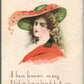 COFFEES & TEAS ADVERTISING ANTIQUE POSTCARD