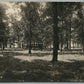 LYNDON OH PICNIC PARK ANTIQUE REAL PHOTO POSTCARD RPPC