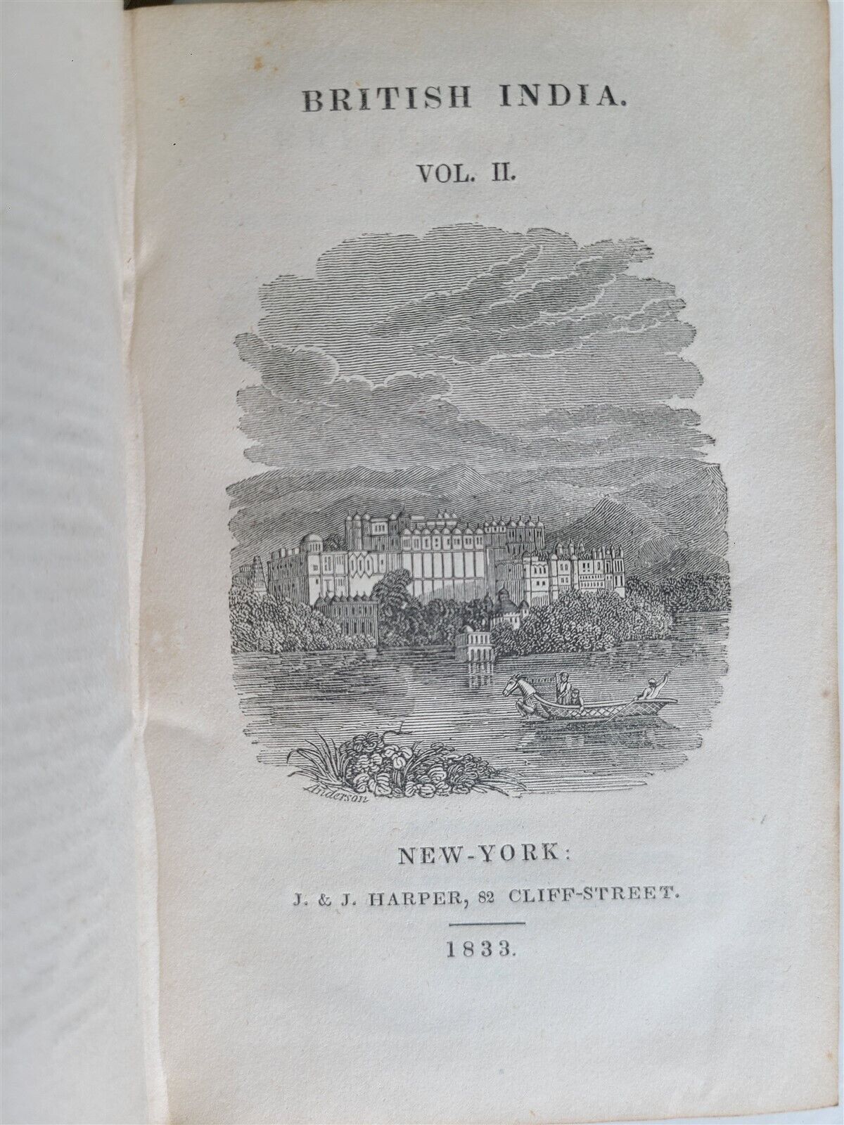 1833 HISTORY of BRITISH INDIA 3 volumes w/ MAP antique in ENGLISH