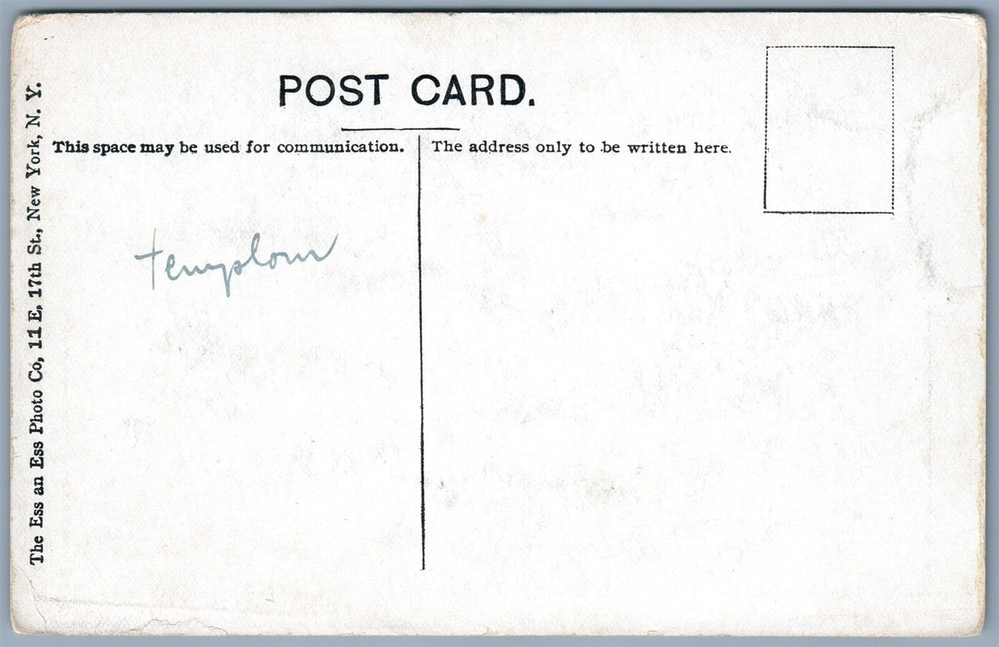 SAYVILLE LONG ISLAND NY EVANGELICAL LUTHERAN CHURCH ANTIQUE POSTCARD