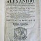 1734 VELLUM BOUND ANTIQUE FOLIO R.P. ALEXANDRI HISTORIA ECCLESIASTICA Vol. 4