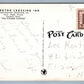 WASHINGTON CROSSING INN BUCKS COUNTY PA ANTIQUE POSTCARD
