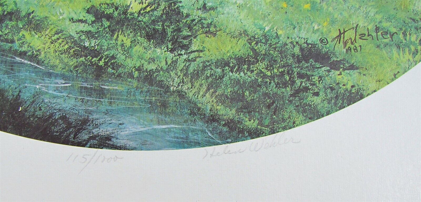 1987 vintage LIMITED EDITION SIGNED NUMBERED PRINT