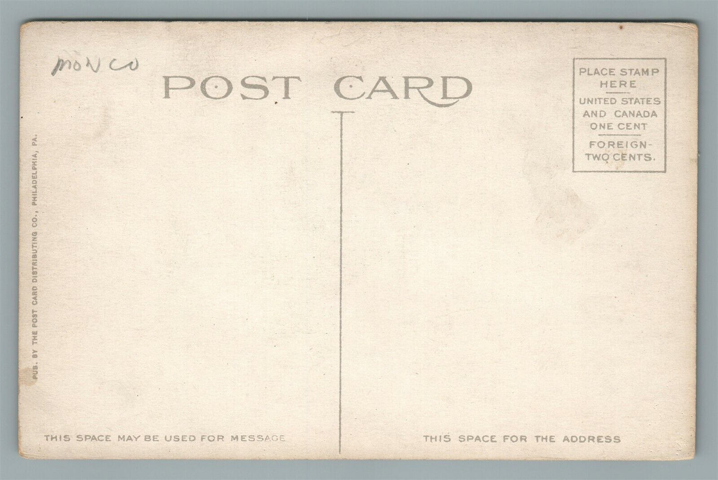 OCEAN GROVE NJ MAIN AVENUE ANTIQUE POSTCARD