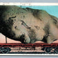 EXAGGERATED POTATO on RAILROAD CAR ANTIQUE POSTCARD