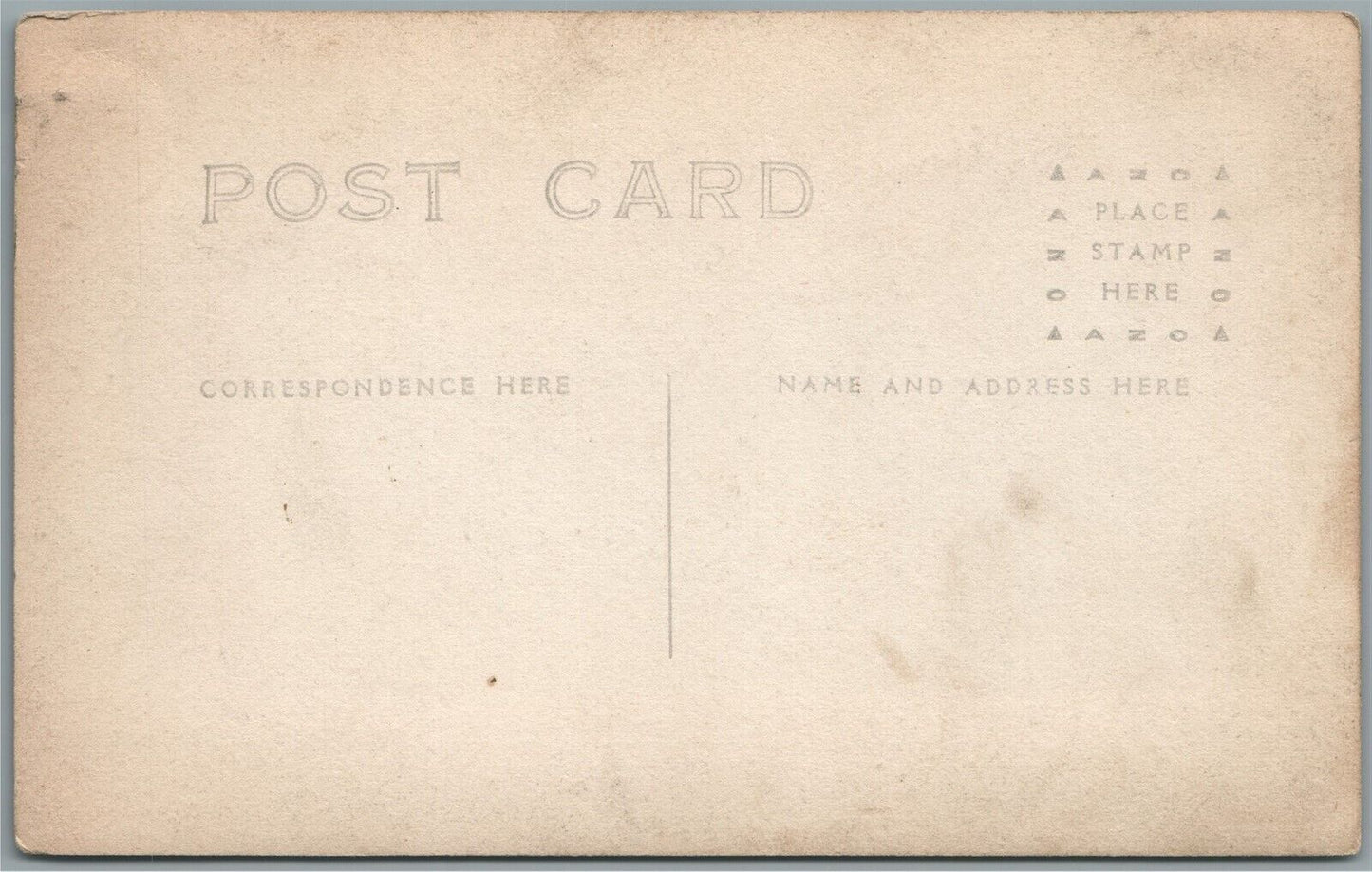 3 BOYS IN A CAMP ANTIQUE REAL PHOTO POSTCARD RPPC