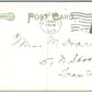RED BANK NJ HIGH SCHOOL 1909 ANTIQUE POSTCARD