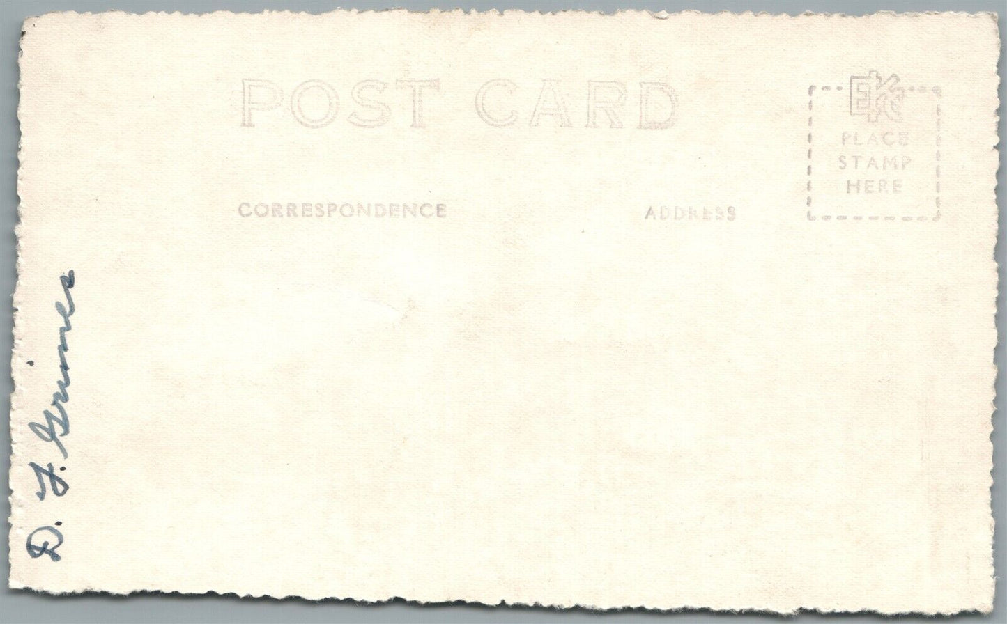 US NAVY SAILOR w/ RIFLE ANTIQUE REAL PHOTO POSTCARD RPPC