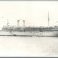 MILITARY SHIP USS SARATOGA VINTAGE REAL PHOTO POSTCARD RPPC