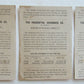 NEWARK NJ PRUDENTIAL INSURANCE COMPANY SET OF 3 ANTIQUE VICTORIAN TRADE CARDS