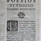 1617 POETRY PARNASSUS POETICUS antique VELLUM BOUND over 1000 pages w/ slip case