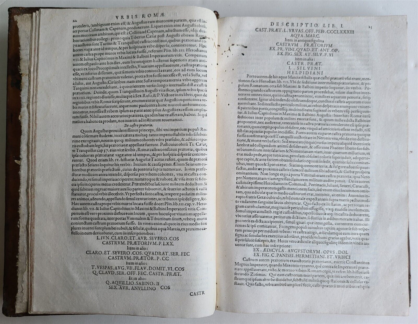 1597 HISTORY of ROMAN REPUBLIC by ONOFRIO PANVINIO REIPUBLICAE ROMANAE antique