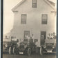 3 FAMILIES VINTAGE CARS ANTIQUE REAL PHOTO POSTCARD RPPC