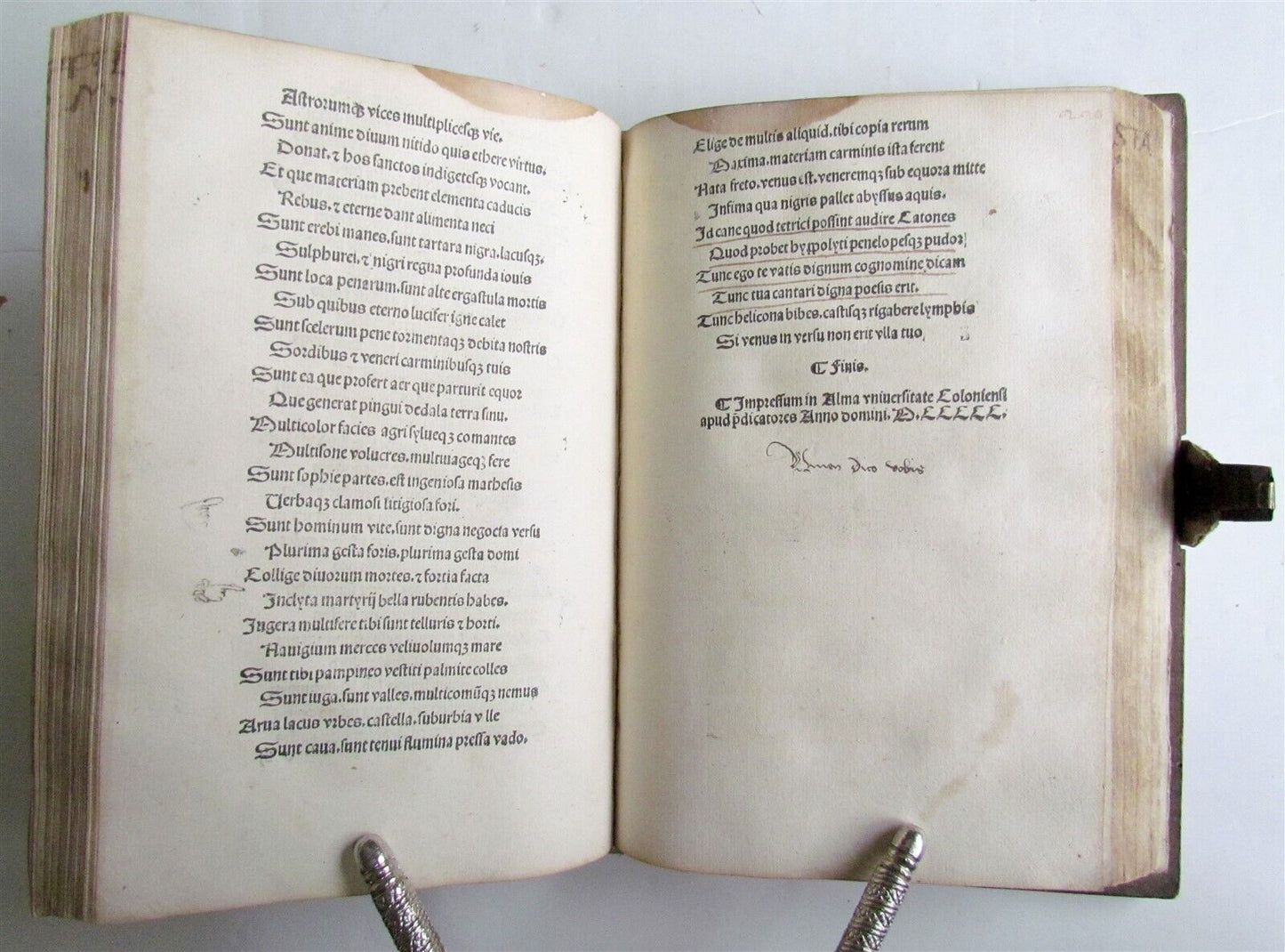 1500 INCUNABULA POETRY by Baptista Mantuanus antique RARE INCUNABLE