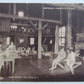 VINTAGE POSTCARD GREYBARNS RECREATION ROOM WARD MANOR RED HOOK NY