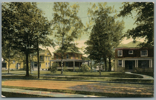 FREDONIA NY CENTRAL AVENUE ANTIQUE POSTCARD
