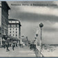 LONG ISLAND NY NASSAU HOTEL & BOARDWALK 1945 VINTAGE POSTCARD