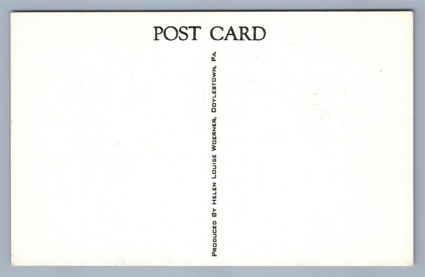 NEWTOWN BUCKS COUNTY PA JUSTICES' HOUSE STATE STR. VINTAGE POSTCARD