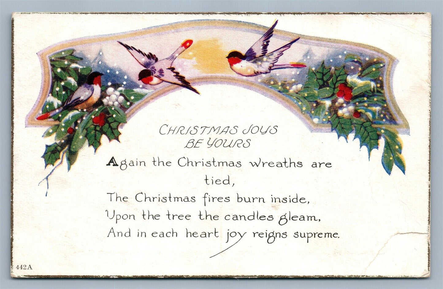 VERNFIELD PA POST CARD NYCE MANUFACTURING PRINTER ADVERTISING VINTAGE POSTCARD