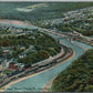 MAUCH CHUNK PA from FLAGSTAFF MT. ANTIQUE POSTCARD