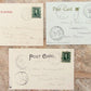 LOT OF 3 ANTIQUE POSTCARDS VIEWS OF LAKES COOPERSTOWN N.Y.