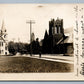KANE PA CORNER CHASE & CREEVES STREETS ANTIQUE REAL PHOTO POSTCARD RPPC