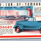CAR OF TOMORROW ADVERTISING VINTAGE POSTCARD