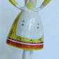 HUNGARY PORCELAIN FIGURE HUNGARIAN DANCING GIRL by HOLLOHAZA vintage