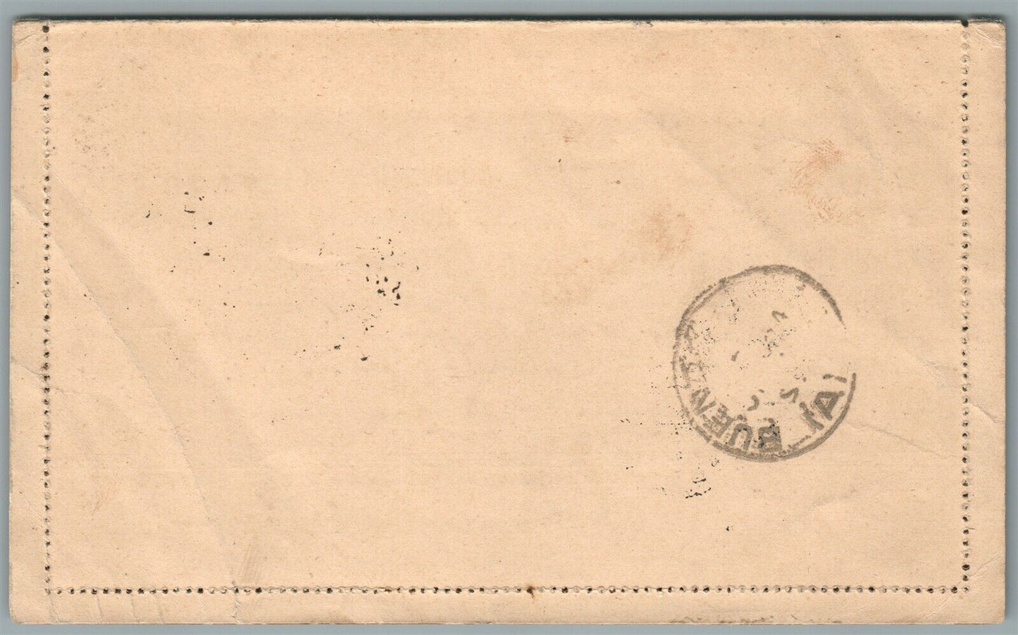 ARGENTINA to SAN FRANCISCO USA 1897 ANTIQUE COVER w/ STAMPS