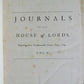 JOURNALS OF THE HOUSE OF LORDS 1647-1648 large folio antique in ENGLISH