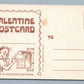 VALENTINE ADVERTISING VINTAGE POSTCARD I AM GROOVY CHICK