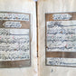 19th CENTURY MANUSCRIPT KORAN in OTTOMAN TURKISH LANGUAGE antique ILLUMINATED