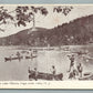 LAKE MARCIA NJ BOATING ANTIQUE POSTCARD