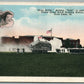 GREAT LAKES IL US NAVAL TRAINING STATION TANK IN ACTION ANTIQUE POSTCARD