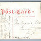 GLEN GARDNER NJ MACK AVENUE FROM RUSTIC FOOT BRIDGE ANTIQUE POSTCARD