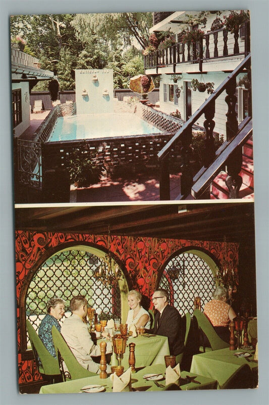 NEW HOPE PA PAMELA MINFORD'S HACIENDA VINTAGE POSTCARD