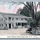 SAND LAKE NY CRAPE'S CENTRAL HOTEL ANTIQUE POSTCARD