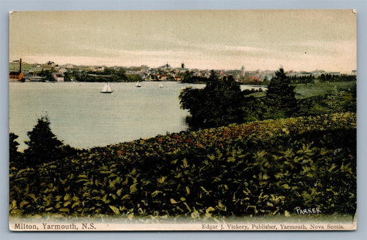 MILTON YARMOUTH CANADA ANTIQUE PRIVATE POSTCARD