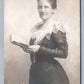 Mrs. THEODORE ROOSEVEL ANTIQUE REAL PHOTO POSTCARD PATRIOTIC RPPC