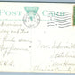 PAWTUXET RI COVE & BOAT LANDING ANTIQUE POSTCARD