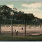 NEW HAVEN CT YALE TENNIS COURT ANTIQUE POSTCARD