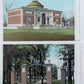 LOT OF 2 VINTAGE UNDIVIDED POSTCARDS - BOWDOLN COLLEGE BRUNSWICK MAINE