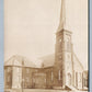SALTSBURG PA PRESBYTERIAN CHURCH ANTIQUE REAL PHOTO POSTCARD RPPC
