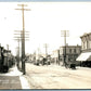 CEDASPRINGS MI N. MAIN STREET ANTIQUE REAL PHOTO POSTCARD RPPC