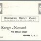 NEWARK NJ KRESGE PAPER SPECIALS ADVERTISING VINTAGE POSTCARD