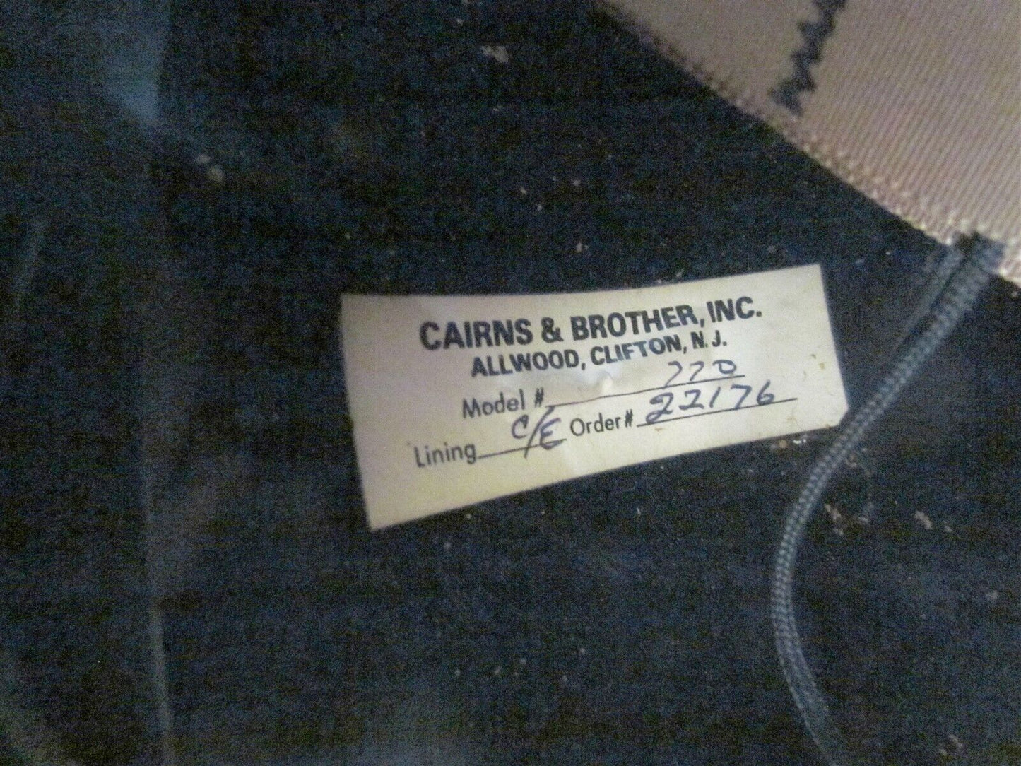 CAIRNS & BROTHER FIRE HELMET made in Clifton NJ belong to FEMALE CHIEF VINTAGE